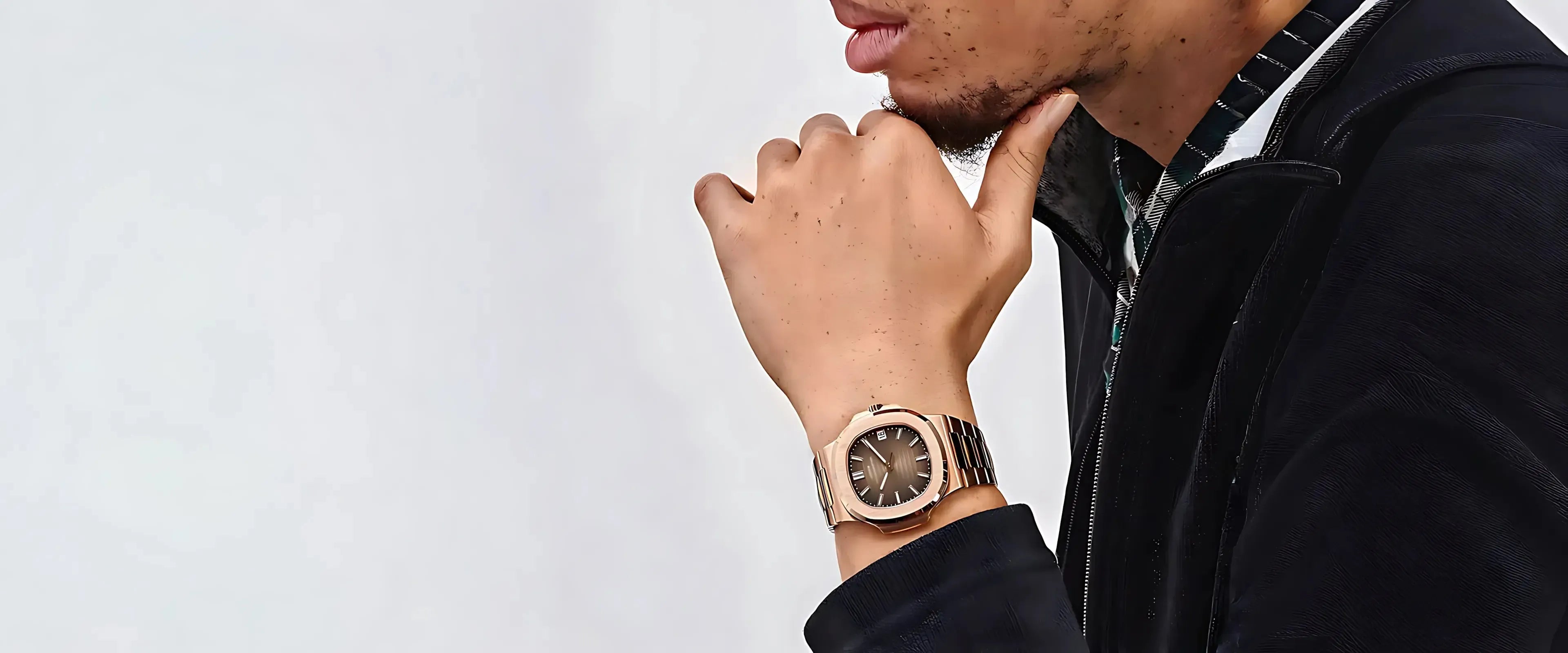 LGXIGE Nautilus Homage Watch - Rose Gold | Viva Timepiece