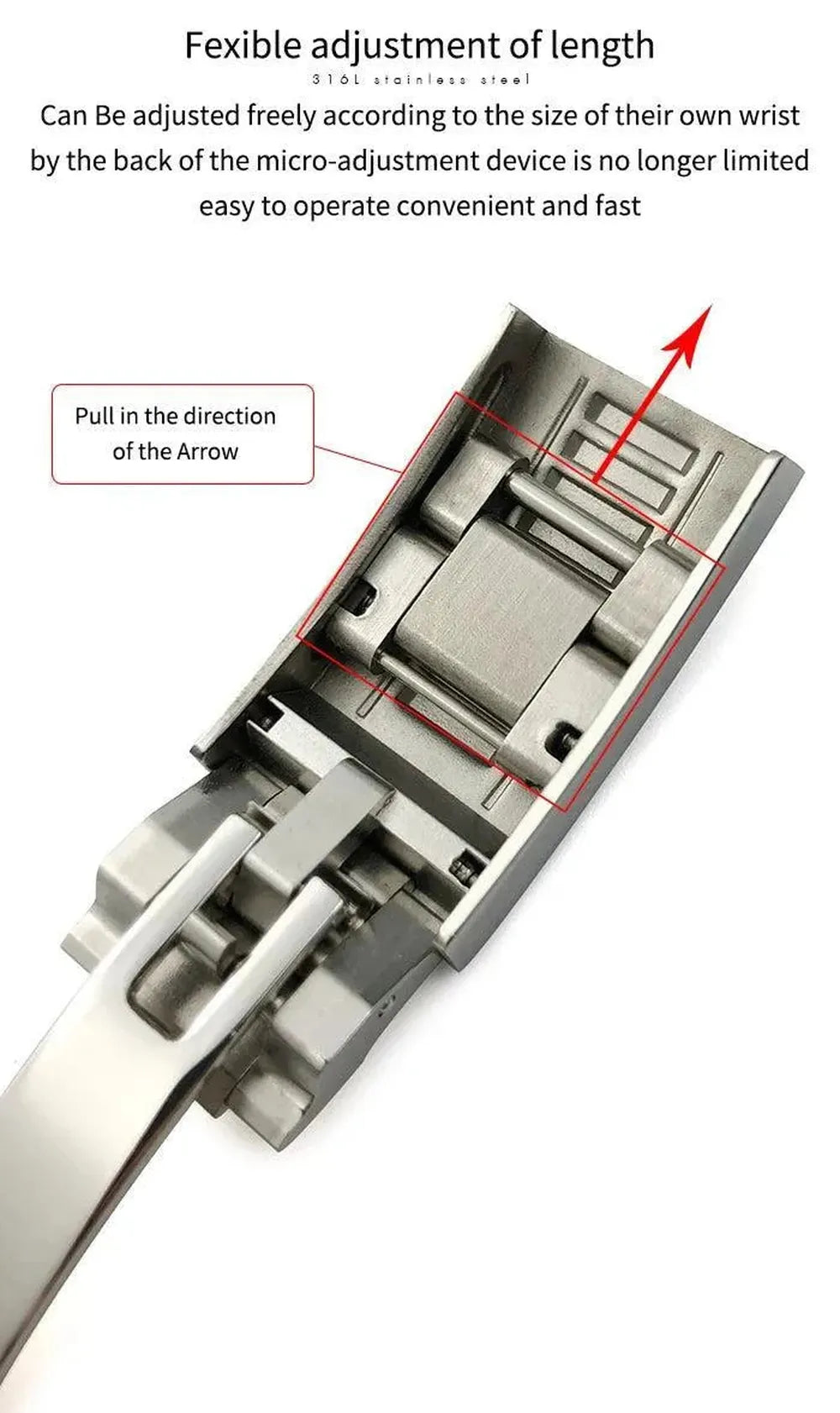 Rolex Glidelock clasp adjustment Seiko watch micro-adjust clasp