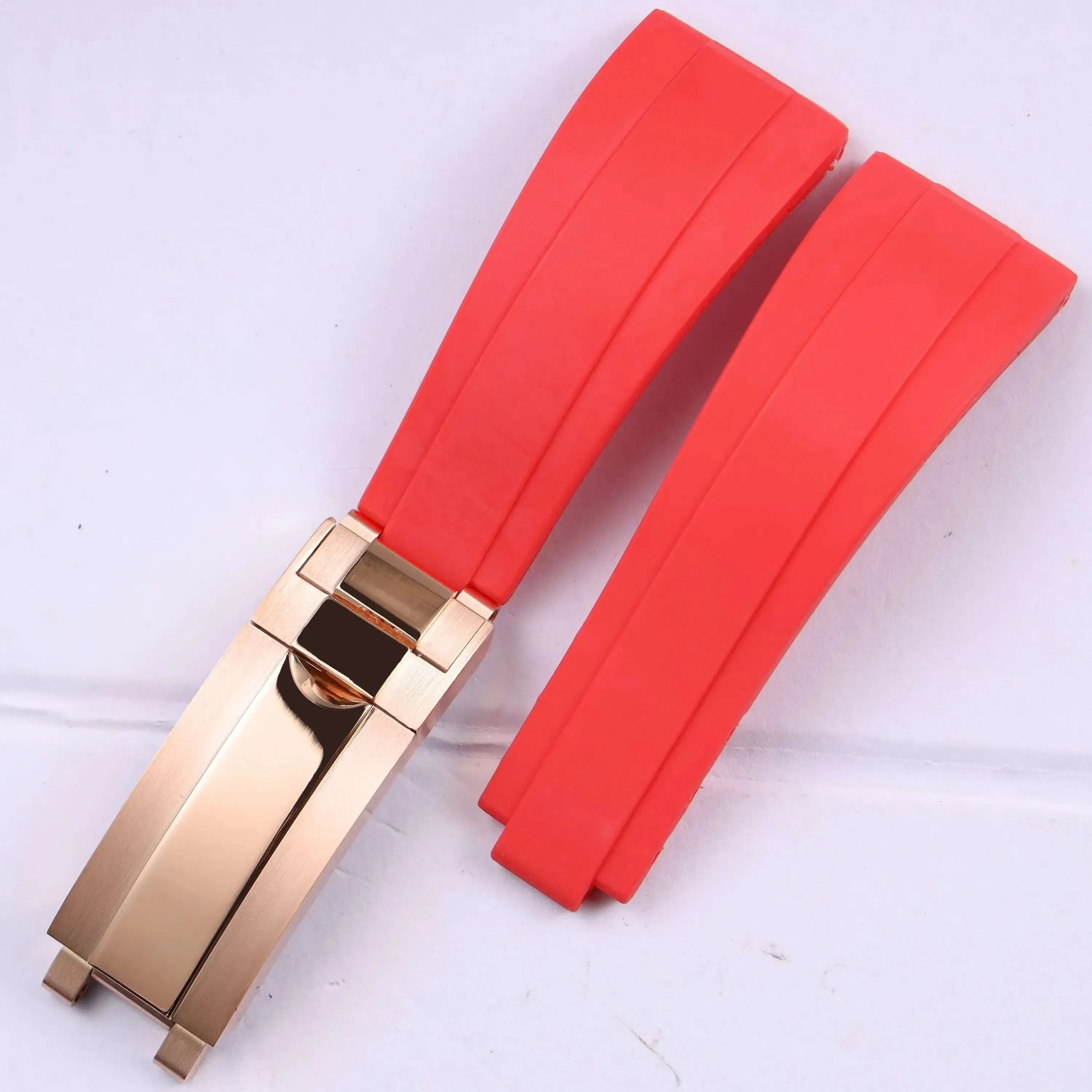 Rubber Watch Strap 18mm 19mm Glidelock Clasp – Compatible with Submariner