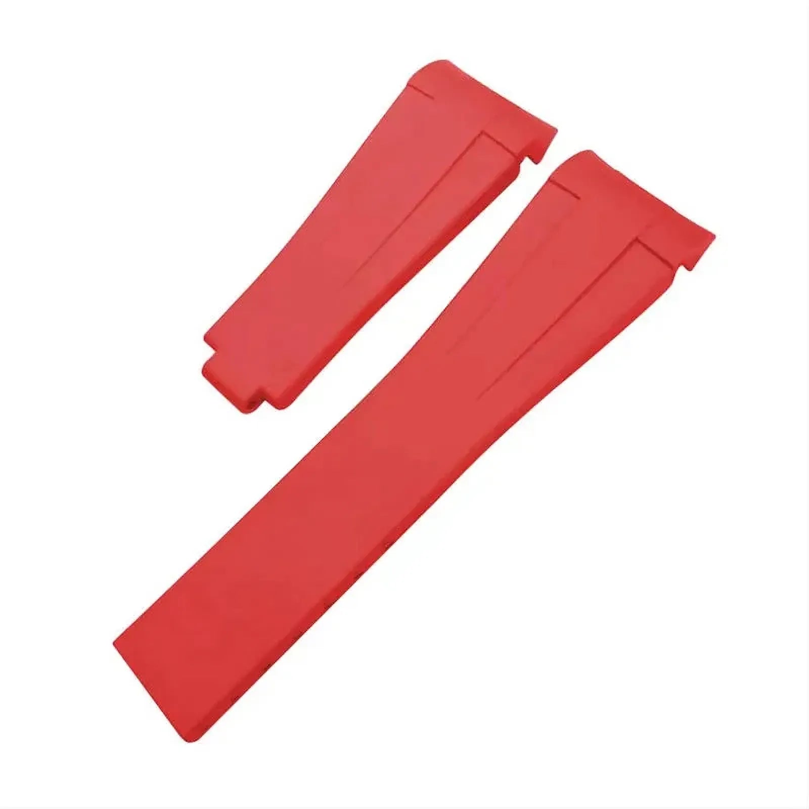 18mm Curved-End Rubber Watch Strap Compatible with Rolex-Watch Bands-VivaStraps-Viva Timepiece