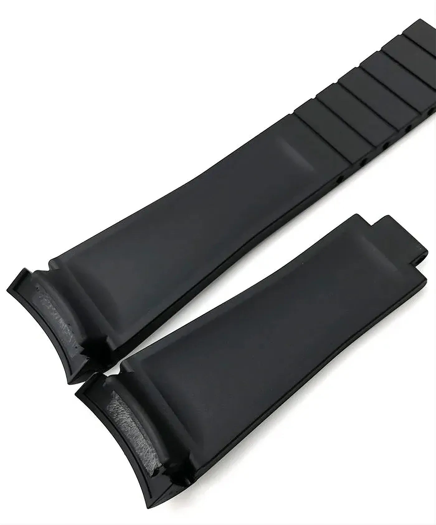 18mm Curved-End Rubber Watch Strap Compatible with Rolex-Watch Bands-VivaStraps-Viva Timepiece