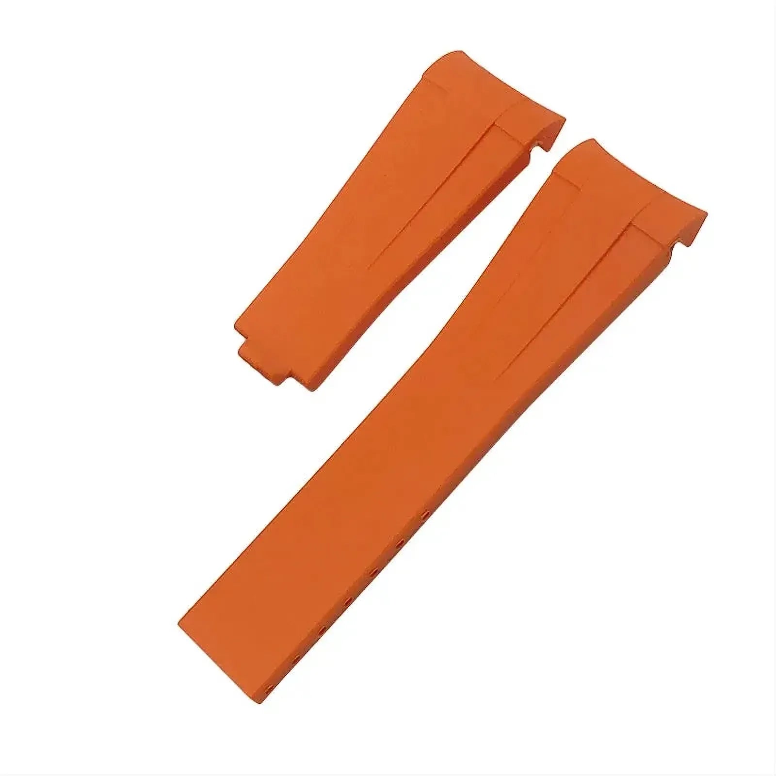 18mm Curved-End Rubber Watch Strap Compatible with Rolex-Watch Bands-VivaStraps-Viva Timepiece
