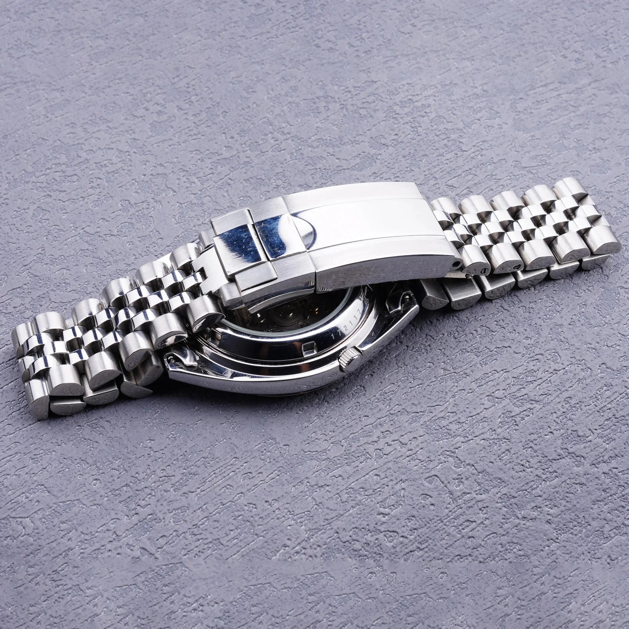 19mm Jubilee Bracelet Compatible with Seiko 5 SNXS – Curved End-ChronoCraft-Viva Timepiece