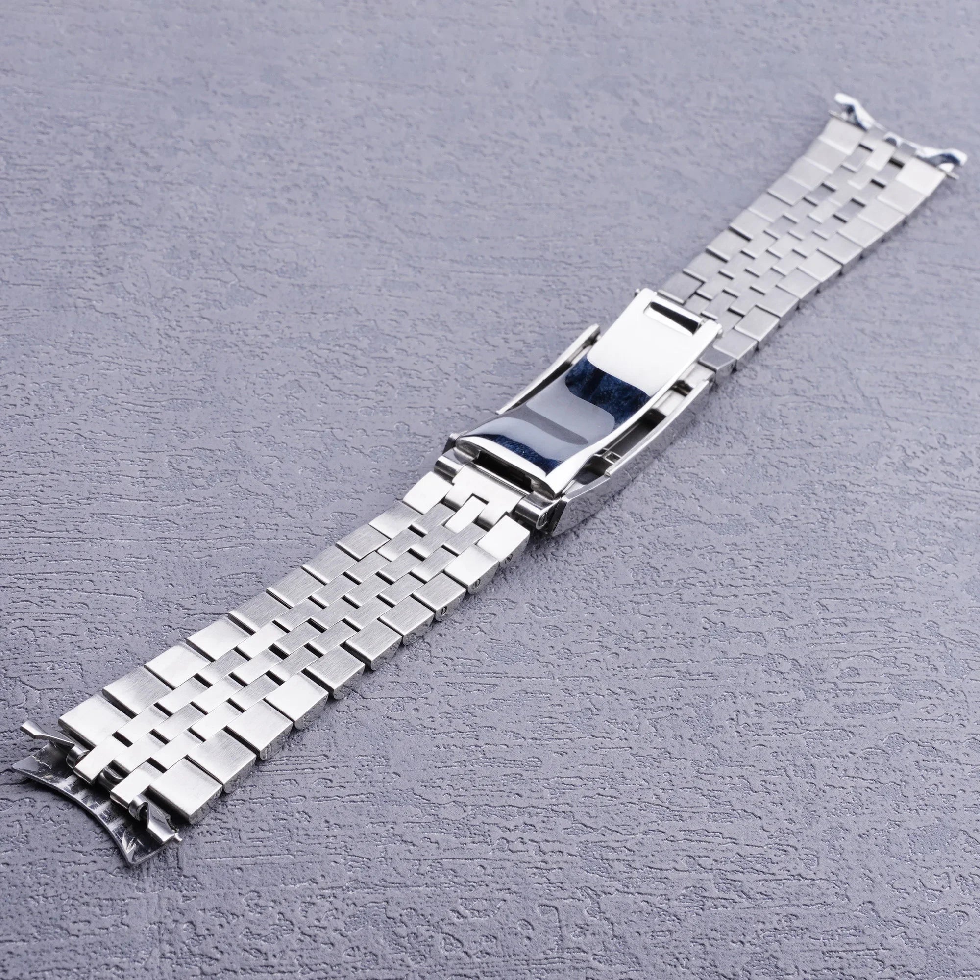 19mm Jubilee Bracelet Compatible with Seiko 5 SNXS – Curved End-ChronoCraft-Viva Timepiece
