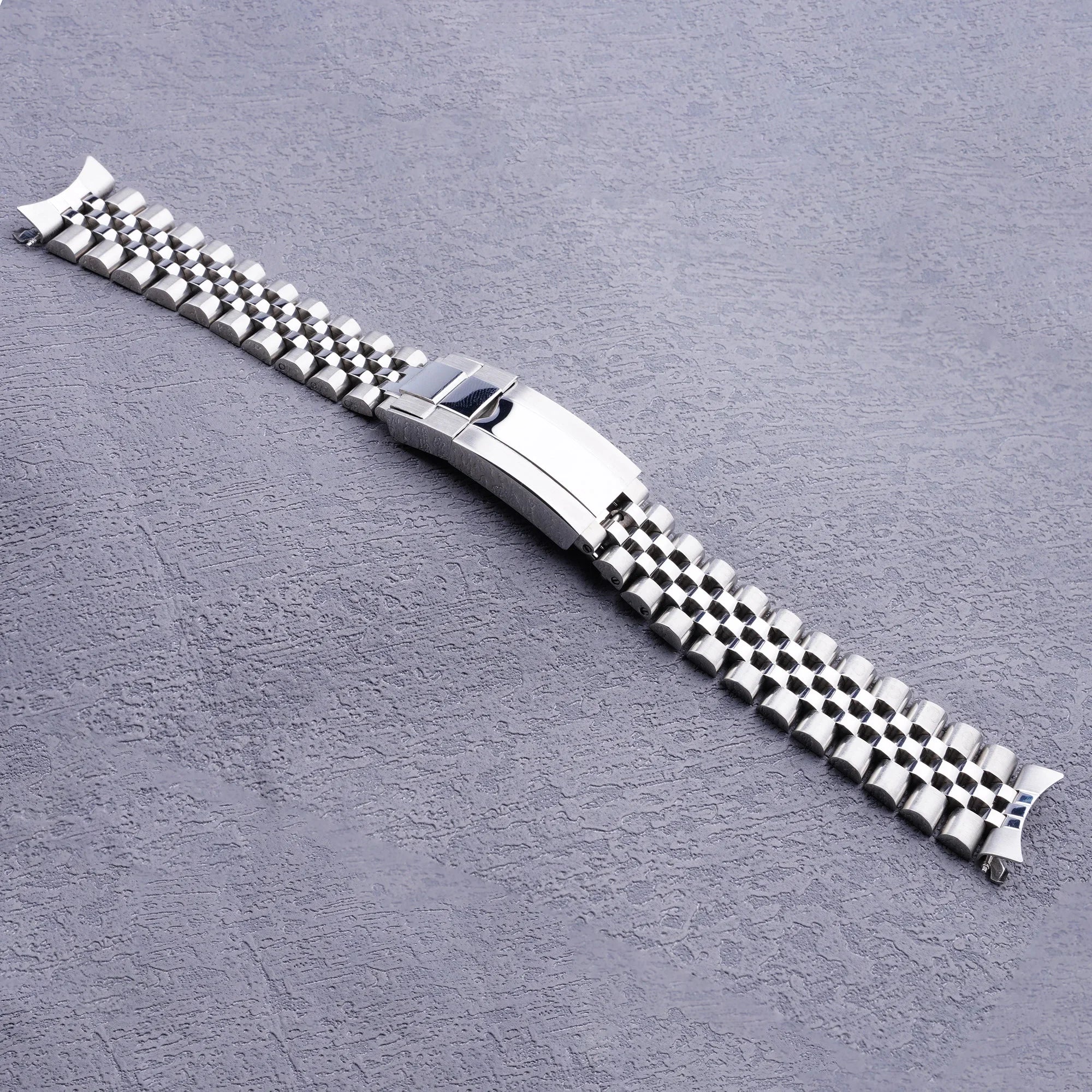 19mm Jubilee Bracelet Compatible with Seiko 5 SNXS – Curved End-ChronoCraft-Viva Timepiece