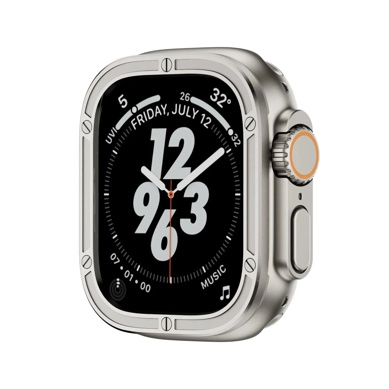 Stainless Steel Bezel Cover Ring Compatible with Apple Watch Ultra 49mm