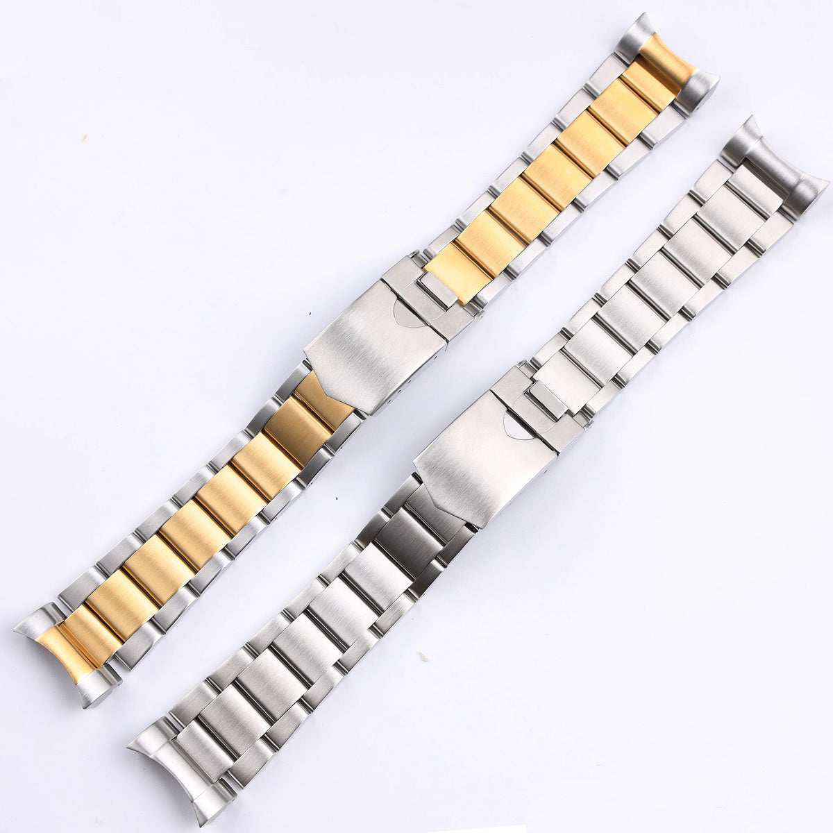 22mm Stainless Steel Curved-End Bracelet – Compatible with Tudor Black Bay 79230 79730-Watch Bands-ChronoCraft-silver-22mm-Viva Timepiece