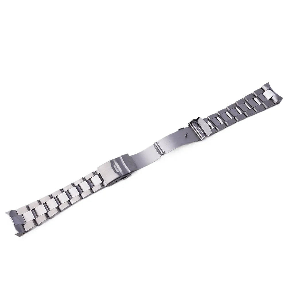 22mm Stainless Steel Curved-End Watch Bracelet – Compatible with Seiko SKX & 5 Sports-Watch Bands-ChronoCraft-For Seiko SKX Series-22mm-Viva Timepiece