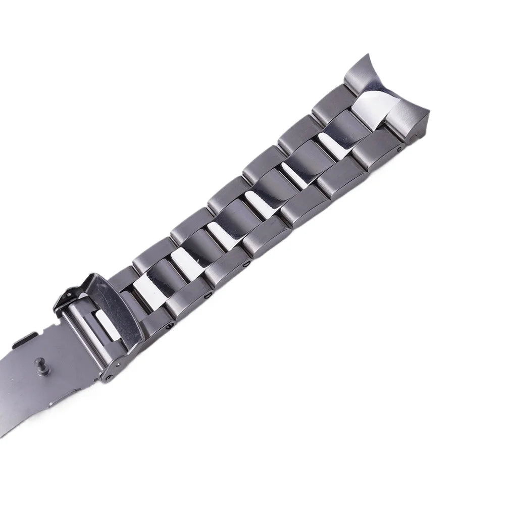 22mm Stainless Steel Curved-End Watch Bracelet – Compatible with Seiko SKX & 5 Sports-Watch Bands-ChronoCraft-For Seiko SKX Series-22mm-Viva Timepiece