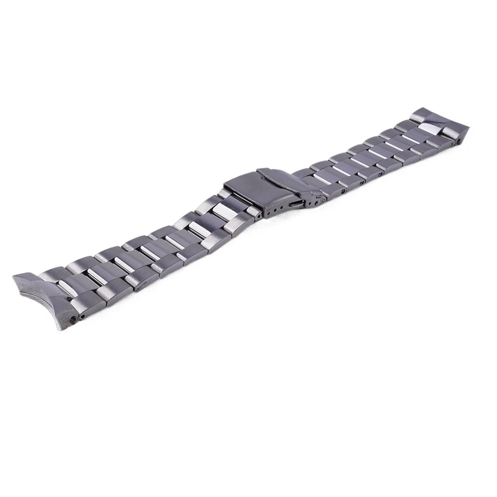 22mm Stainless Steel Curved-End Watch Bracelet – Compatible with Seiko SKX & 5 Sports-Watch Bands-ChronoCraft-For Seiko SKX Series-22mm-Viva Timepiece