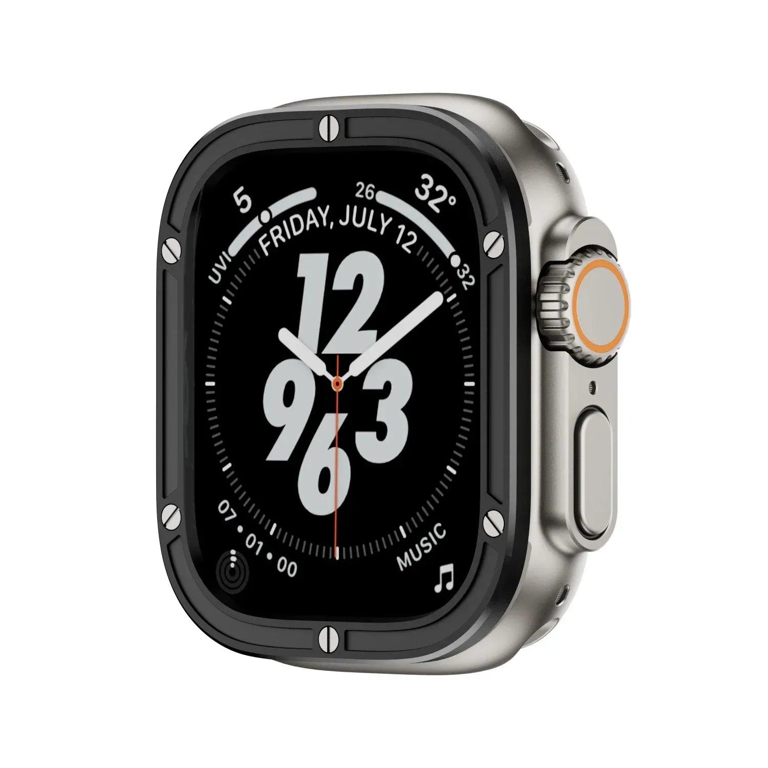Stainless Steel Bezel Cover Ring Compatible with Apple Watch Ultra 49mm