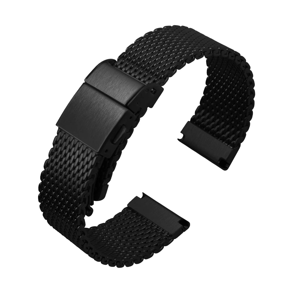 316L Milanese Mesh Watch Bracelet Double-Press Folding Clasp