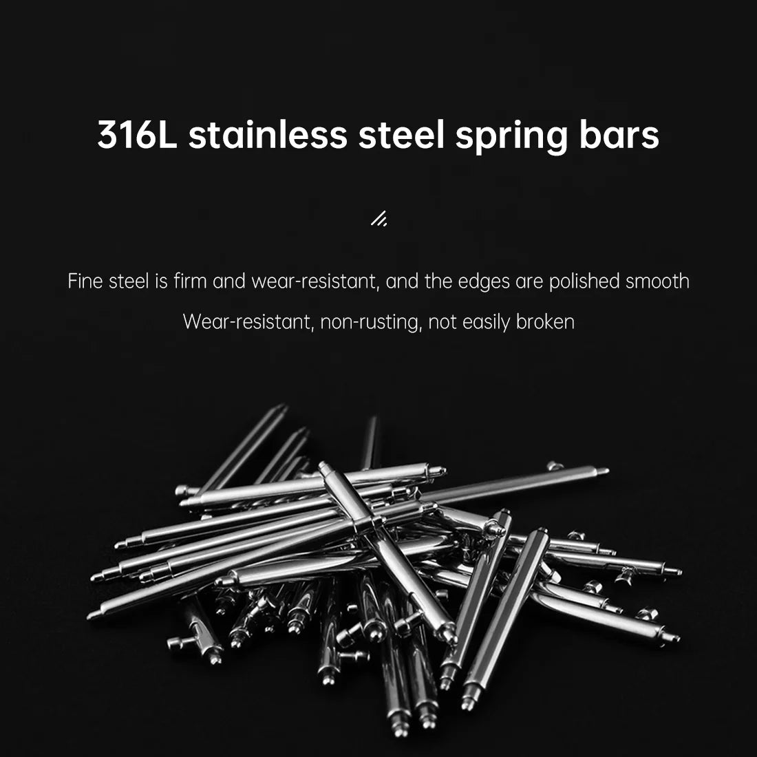 316L Stainless Steel Watch Spring Bars – Quick Release & Traditional-ChronoCraft-Viva Timepiece