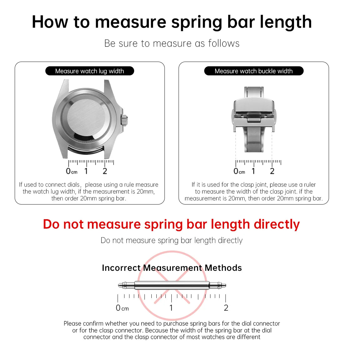 316L Stainless Steel Watch Spring Bars – Quick Release & Traditional-ChronoCraft-Viva Timepiece
