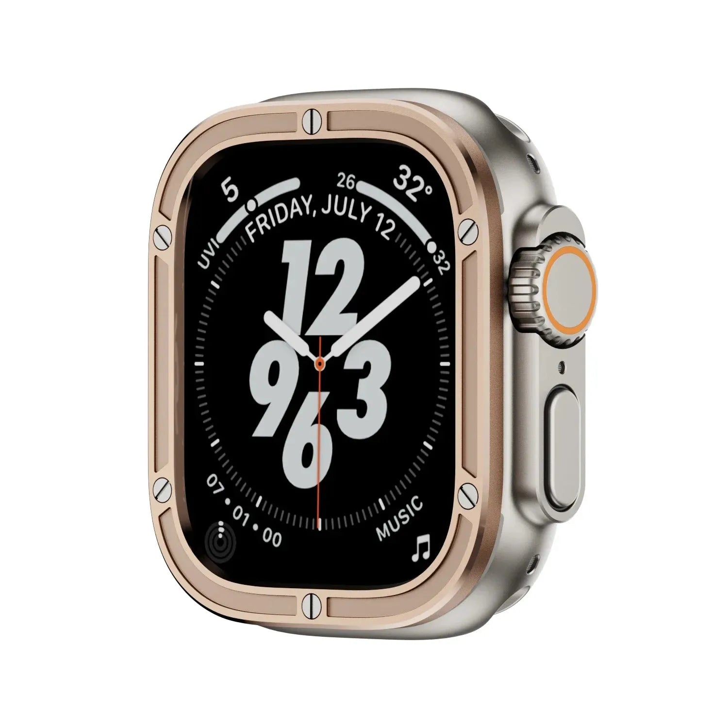 Stainless Steel Bezel Cover Ring Compatible with Apple Watch Ultra 49mm