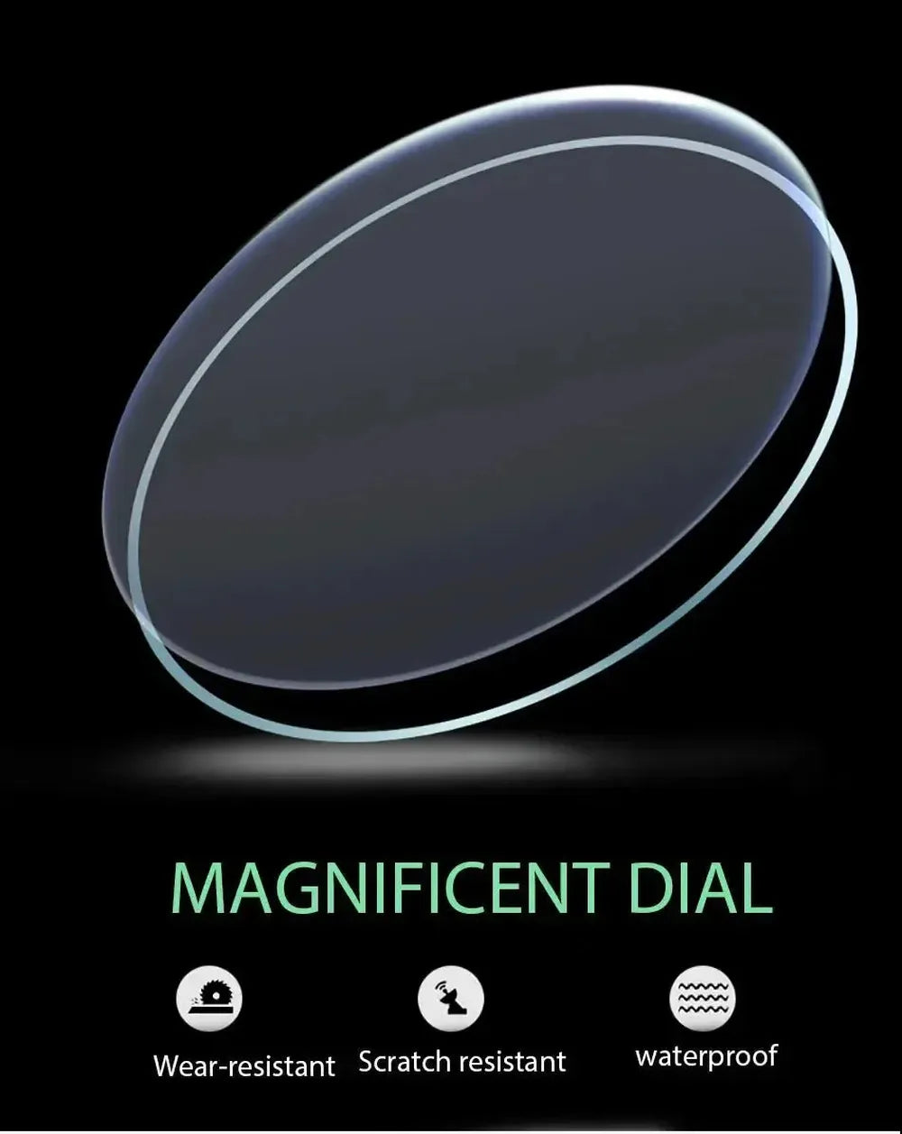 LIGE 42mm Quartz Diver Watch – Sapphire-Coated Crystal, Steel Bracelet-LIGE-Viva Timepiece