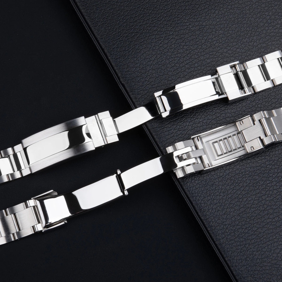 904L Stainless Steel Oyster Watch Bracelet – Glidelock Curved End