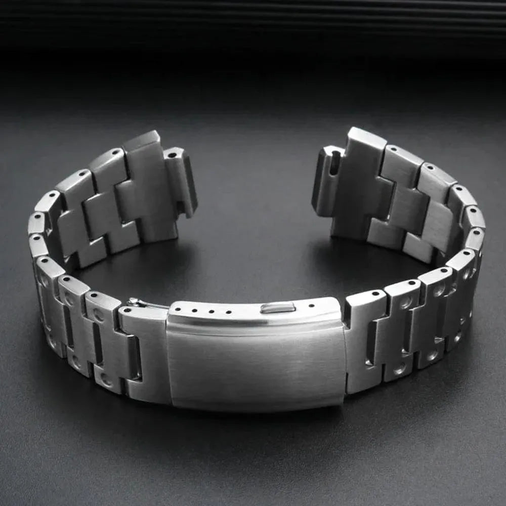 Stainless Steel Metal Watch Strap – Compatible with 5600/5610 & GA2100 Series-VivaStraps-Viva Timepiece