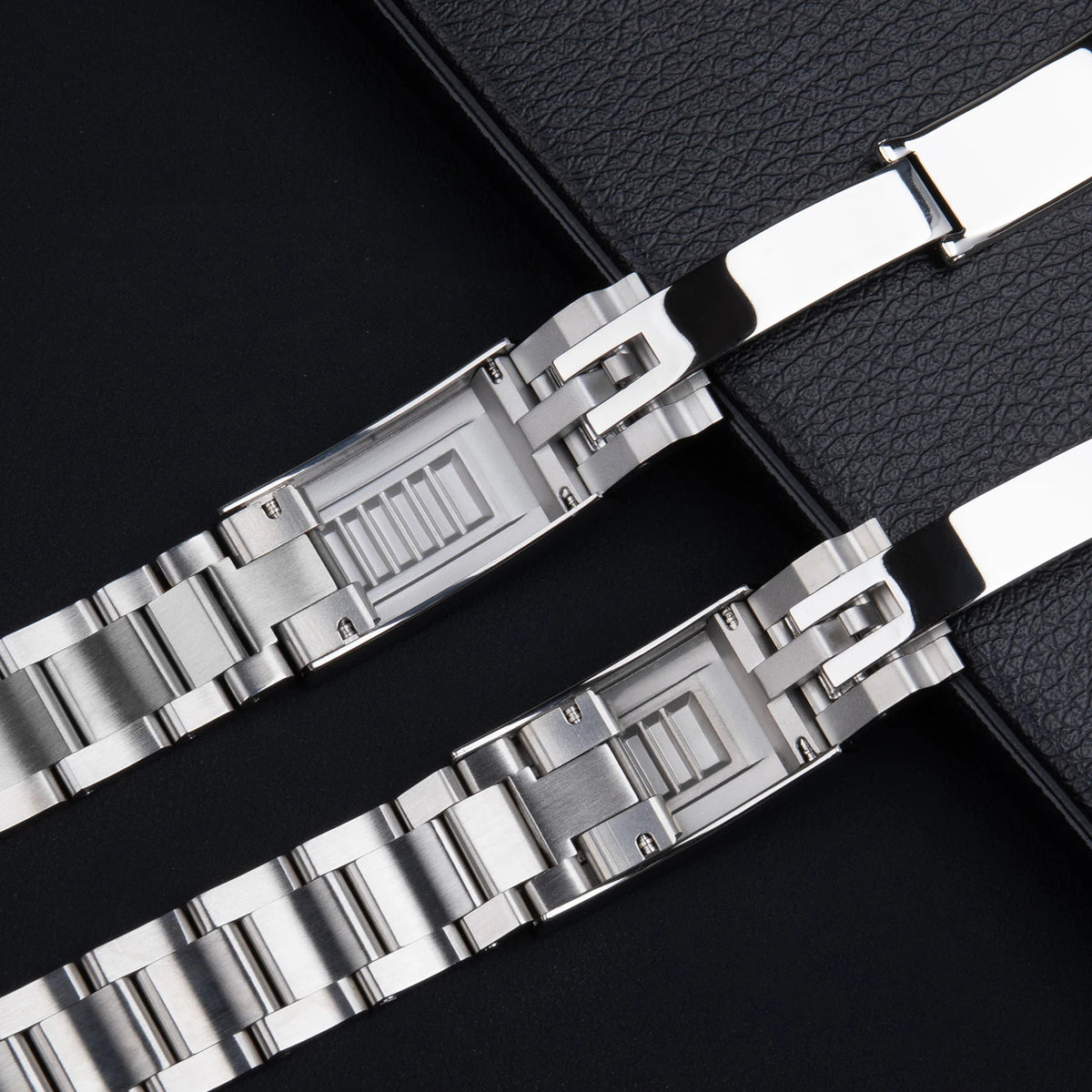 904L Stainless Steel Oyster Watch Bracelet – Glidelock Curved End