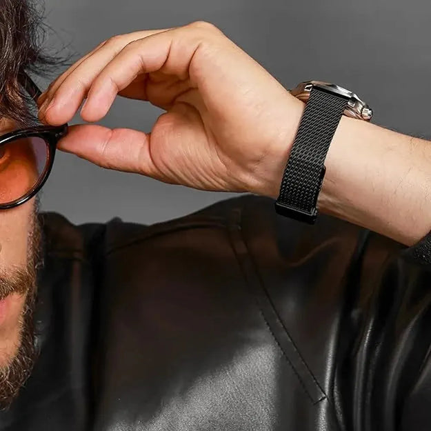 Milanese Stainless Steel Mesh Watch Strap – Quick Release Replacement Band-VivaStraps-Viva Timepiece