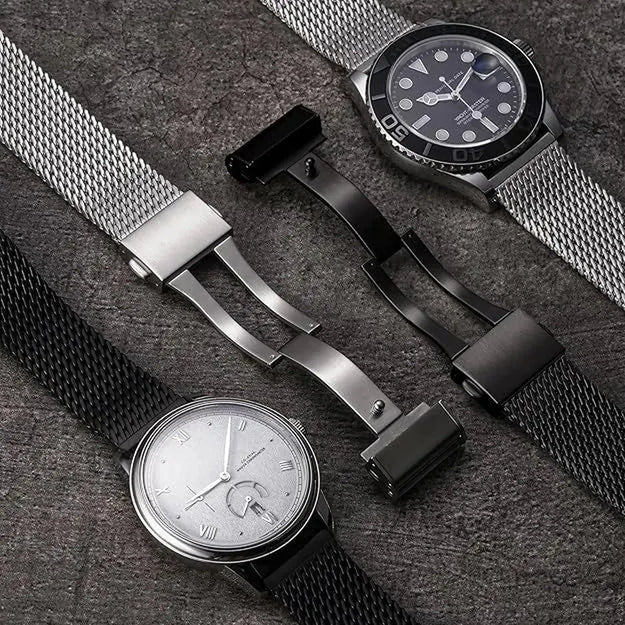 Milanese Stainless Steel Mesh Watch Strap – Quick Release Replacement Band-VivaStraps-Viva Timepiece