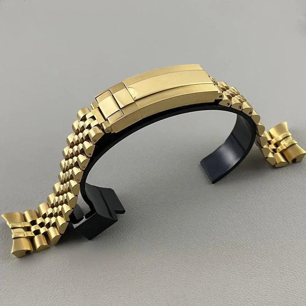 20mm 904L Stainless Steel Curved End Watch Bracelet – Viva Timepiece