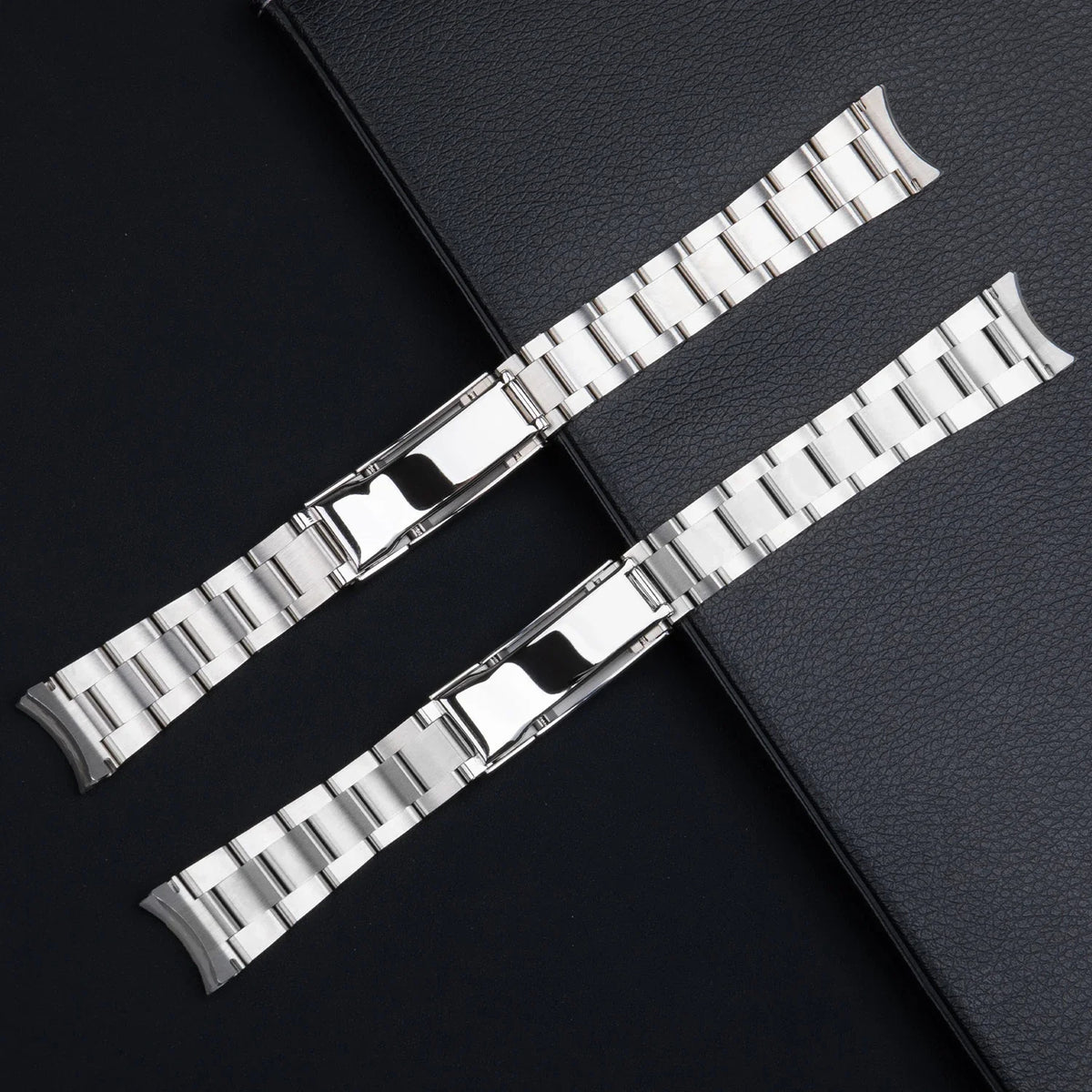 904L Stainless Steel Oyster Watch Bracelet – Glidelock Curved End