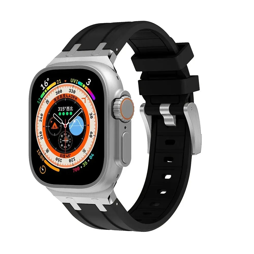 Aeroflex Silicone Sports Band Compatible with Apple Watch 38–49mm