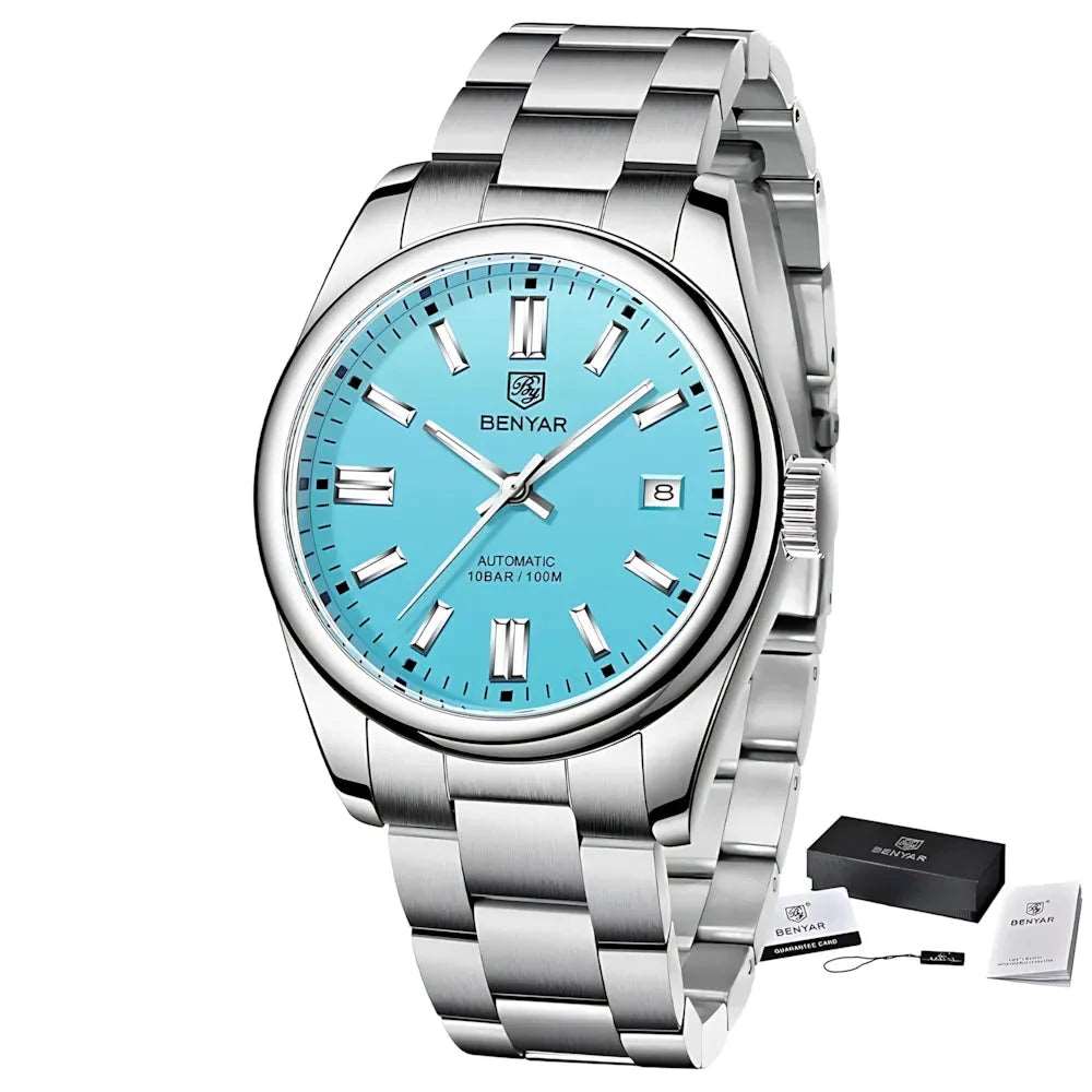Benyar Oyster Perpetual Homage Watches Sky Blue - BENYAR | Viva Timepiece