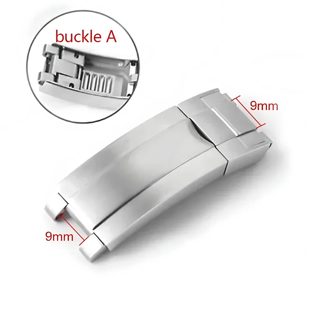 Stainless Steel 9x9 / 9×16mm Glidelock-Style Adjustable Watch Clasp