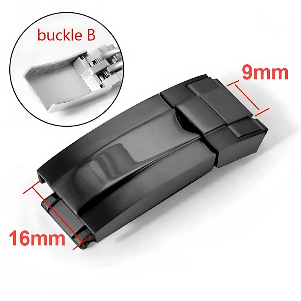 Stainless Steel 9x9 / 9×16mm Glidelock-Style Adjustable Watch Clasp