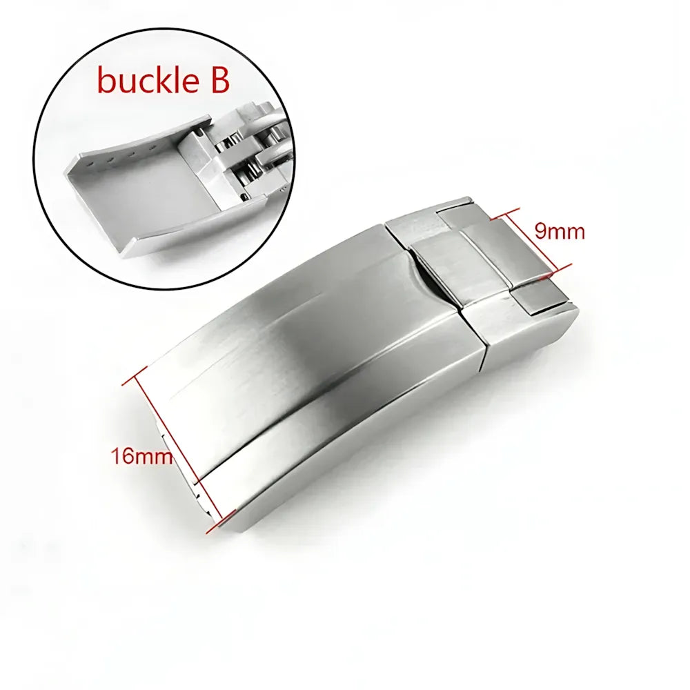 Stainless Steel 9x9 / 9×16mm Glidelock-Style Adjustable Watch Clasp
