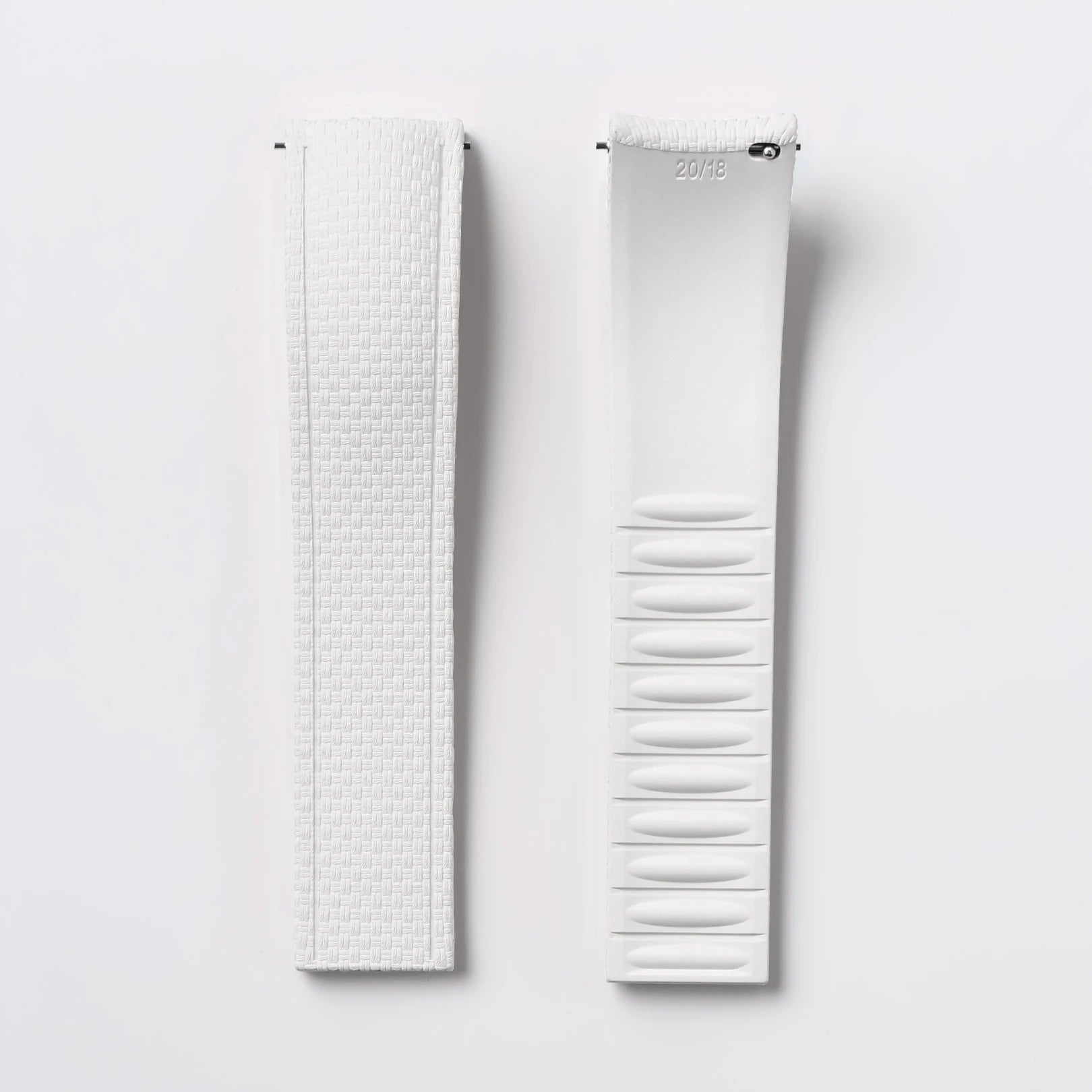 CTS FKM Curved-End Rubber Watch Strap 21mm 22mm 24mm – Butterfly Clasp