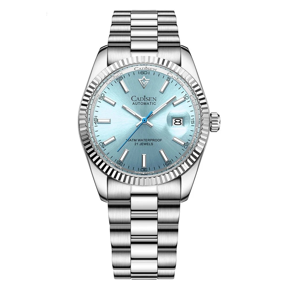 Cadisen Datejust 40 Men's Automatic Homage Watches Blue - Cadisen | Viva Timepiece