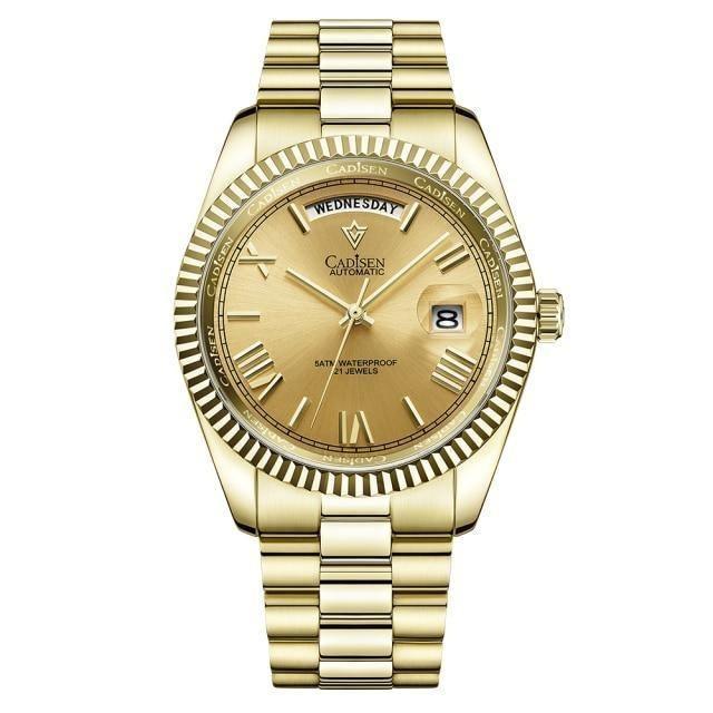 Cadisen Day Date 40 Roman President Homage Watches For Men Viva Timepiece