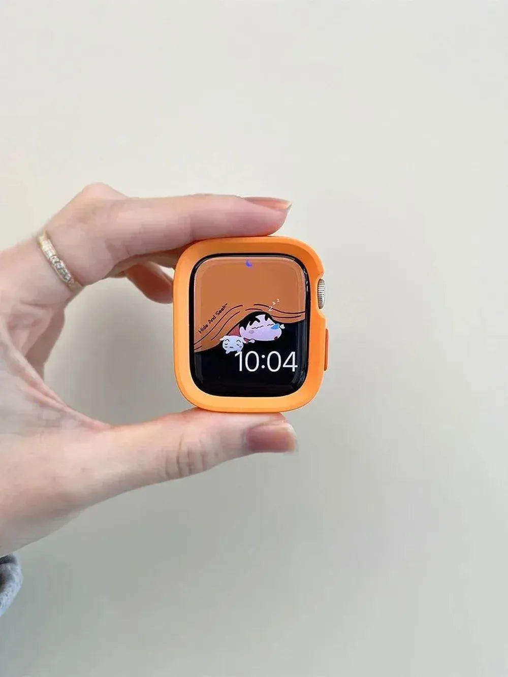 Candy Silicone Case with Braided Nylon Strap Compatible with Apple Watch 38–49mm