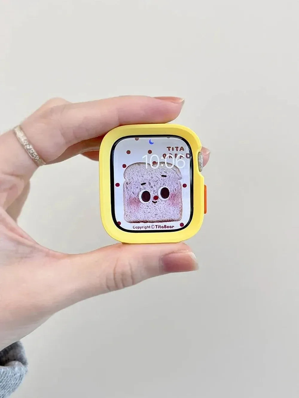 Candy Silicone Case with Braided Nylon Strap Compatible with Apple Watch 38–49mm