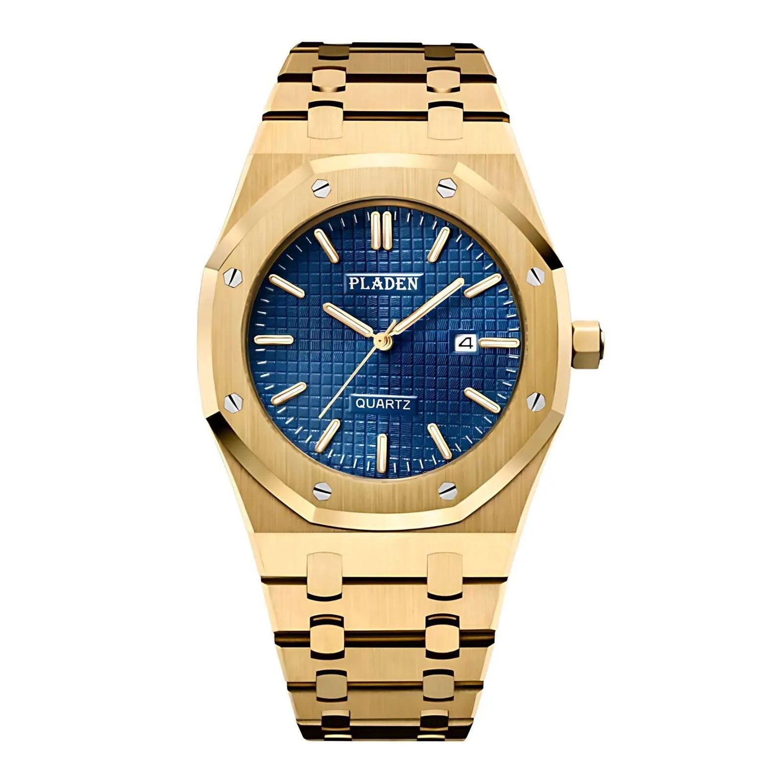 Classic Octa Quartz Watch – Integrated Steel 43mm-Pladen-Viva Timepiece