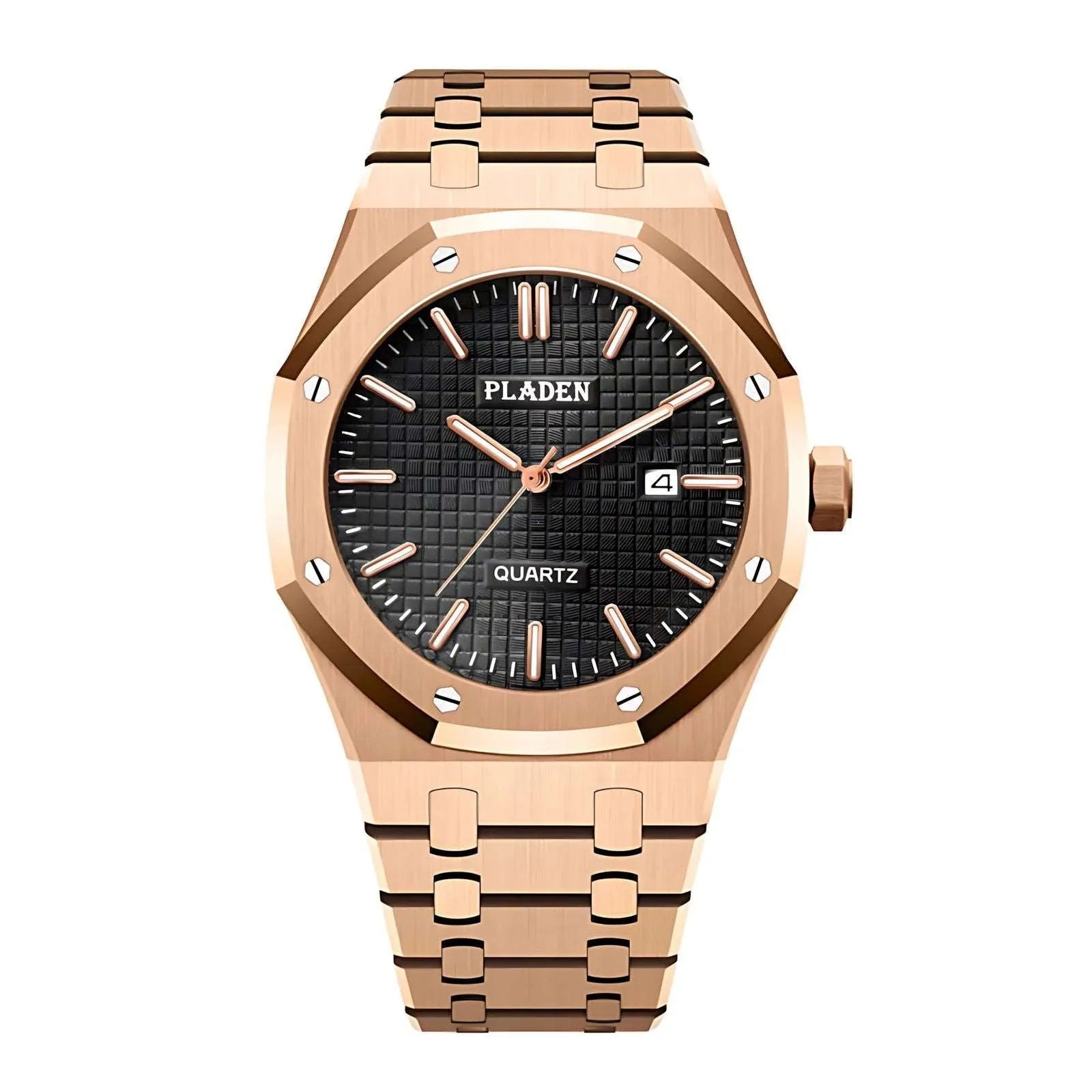 Classic Octa Quartz Watch – Integrated Steel 43mm-Pladen-Viva Timepiece