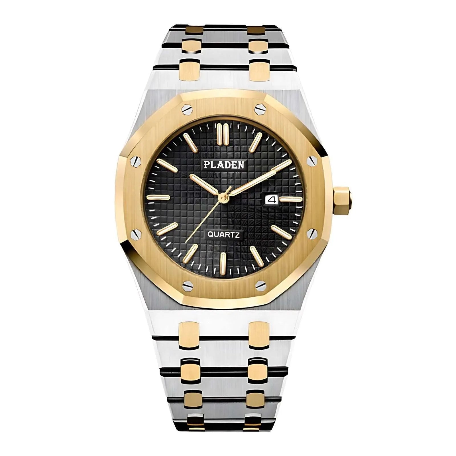 Classic Octa Quartz Watch – Integrated Steel 43mm-Pladen-Viva Timepiece