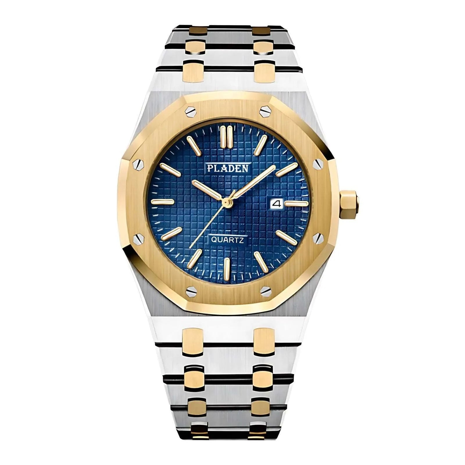 Classic Octa Quartz Watch – Integrated Steel 43mm-Pladen-Viva Timepiece