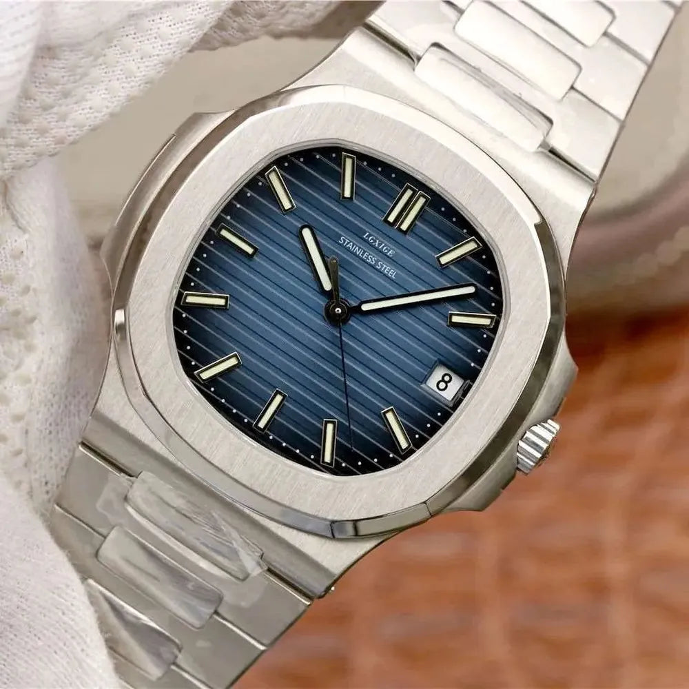 Classic Octa Quartz Watch – Sapphire Steel Bracelet-LGXIGE-Viva Timepiece
