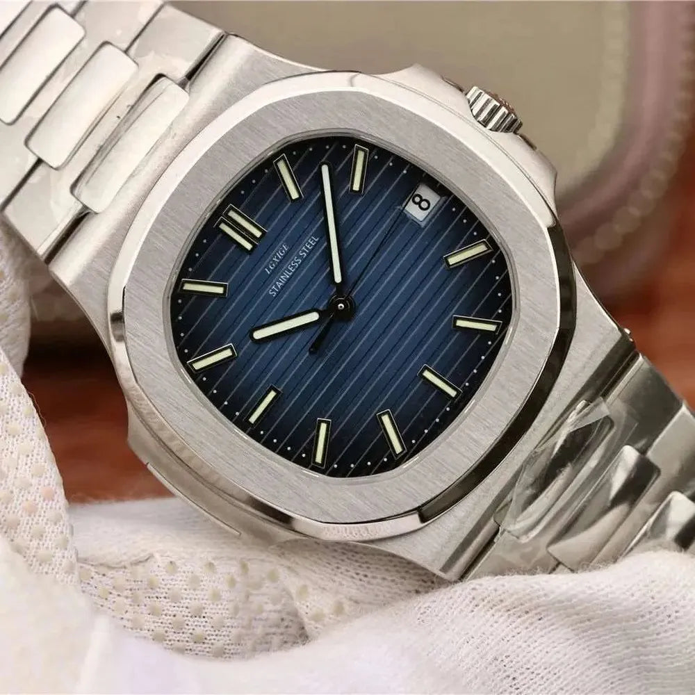 Classic Octa Quartz Watch – Sapphire Steel Bracelet-LGXIGE-Viva Timepiece