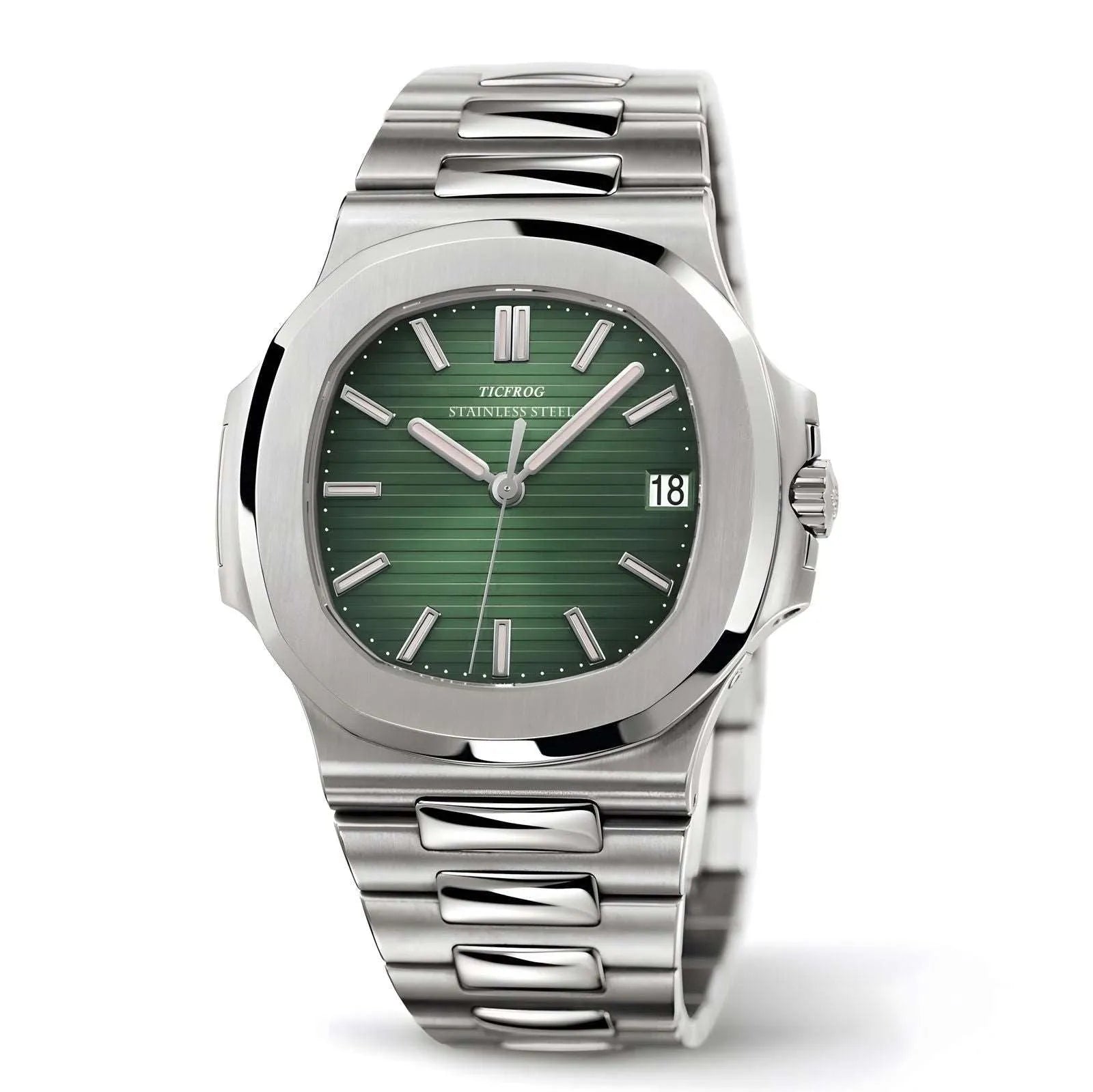 Classic Octa Quartz Watch – Sapphire Steel Bracelet-LGXIGE-Viva Timepiece