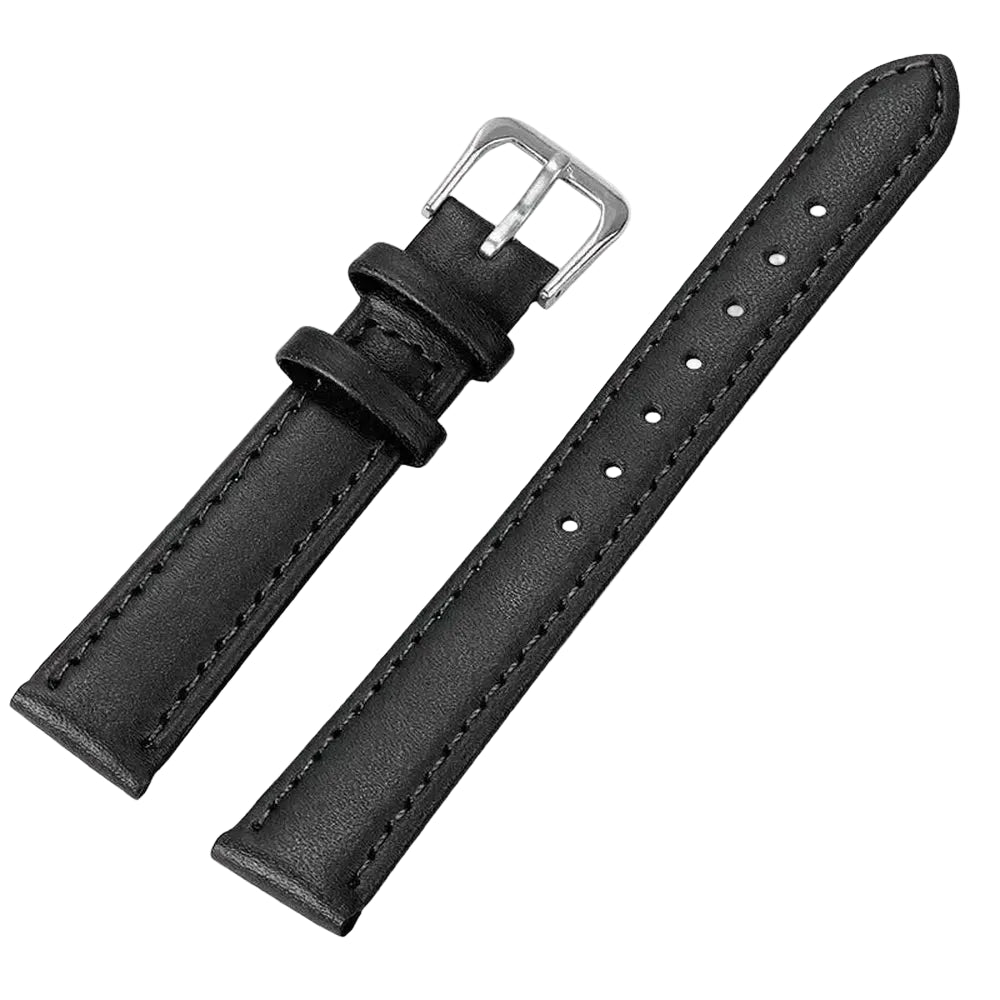 Classic Cowhide PU Leather Watch Strap – 8-24mm