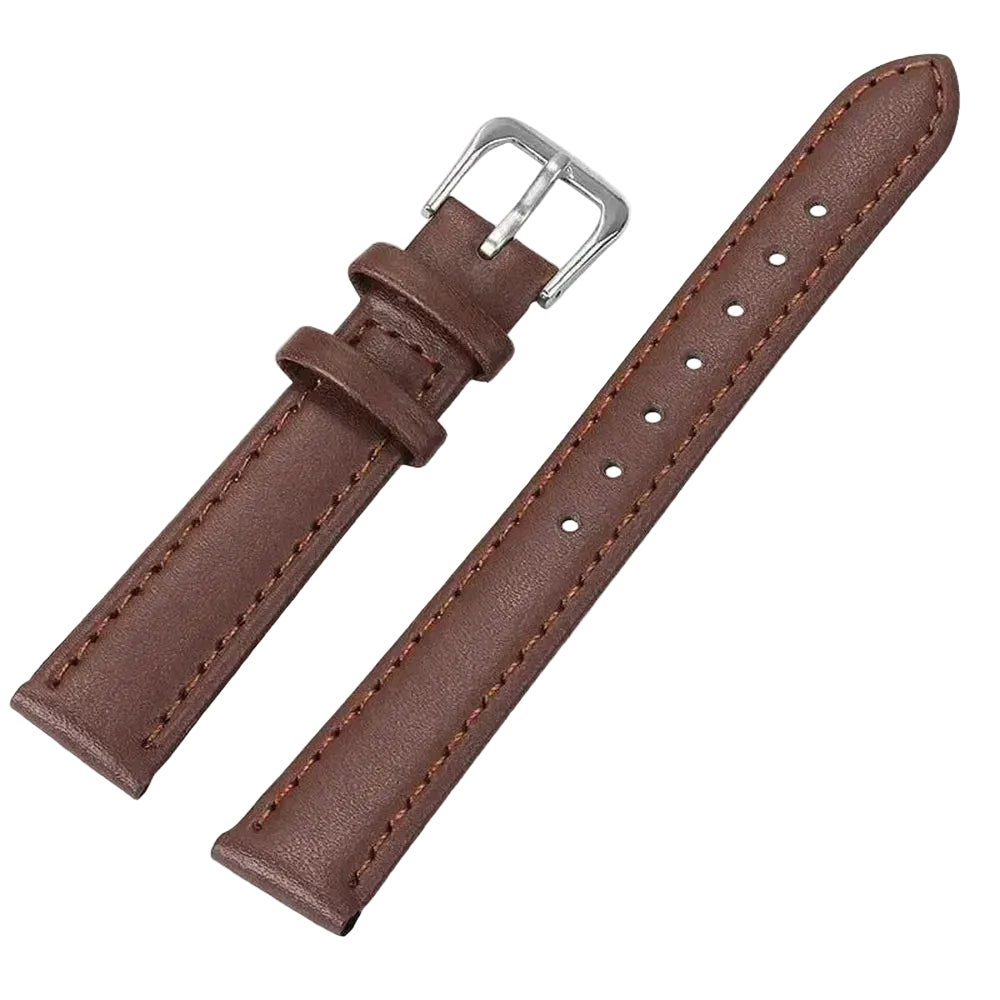 Classic Cowhide PU Leather Watch Strap – 8-24mm