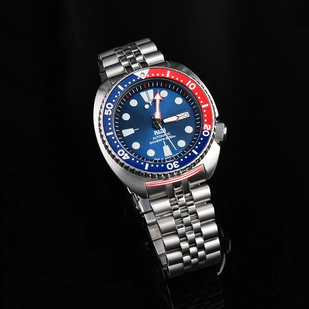 Curved-End Stainless Steel Jubilee Bracelet 22mm – Compatible with Turtle Series-ChronoCraft-Viva Timepiece