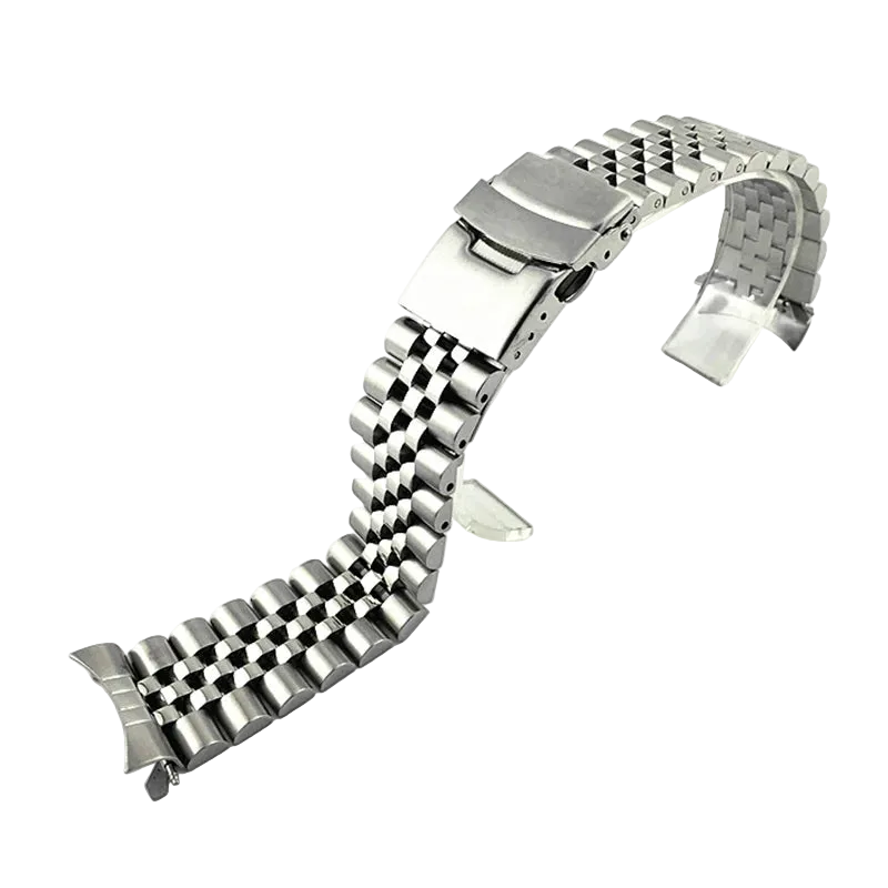 Curved-End Stainless Steel Watch Bracelet 20mm / 22mm – Compatible with SKX / SRPD Series-ChronoCraft-Viva Timepiece