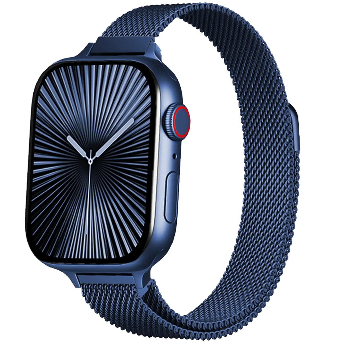 Elegant Slim Milanese Mesh Band for Apple Watch 38–49mm-Apple Watch Accessories-Tivra-Slim Blue-38 40 41 42mm(S10)-Viva Timepiece