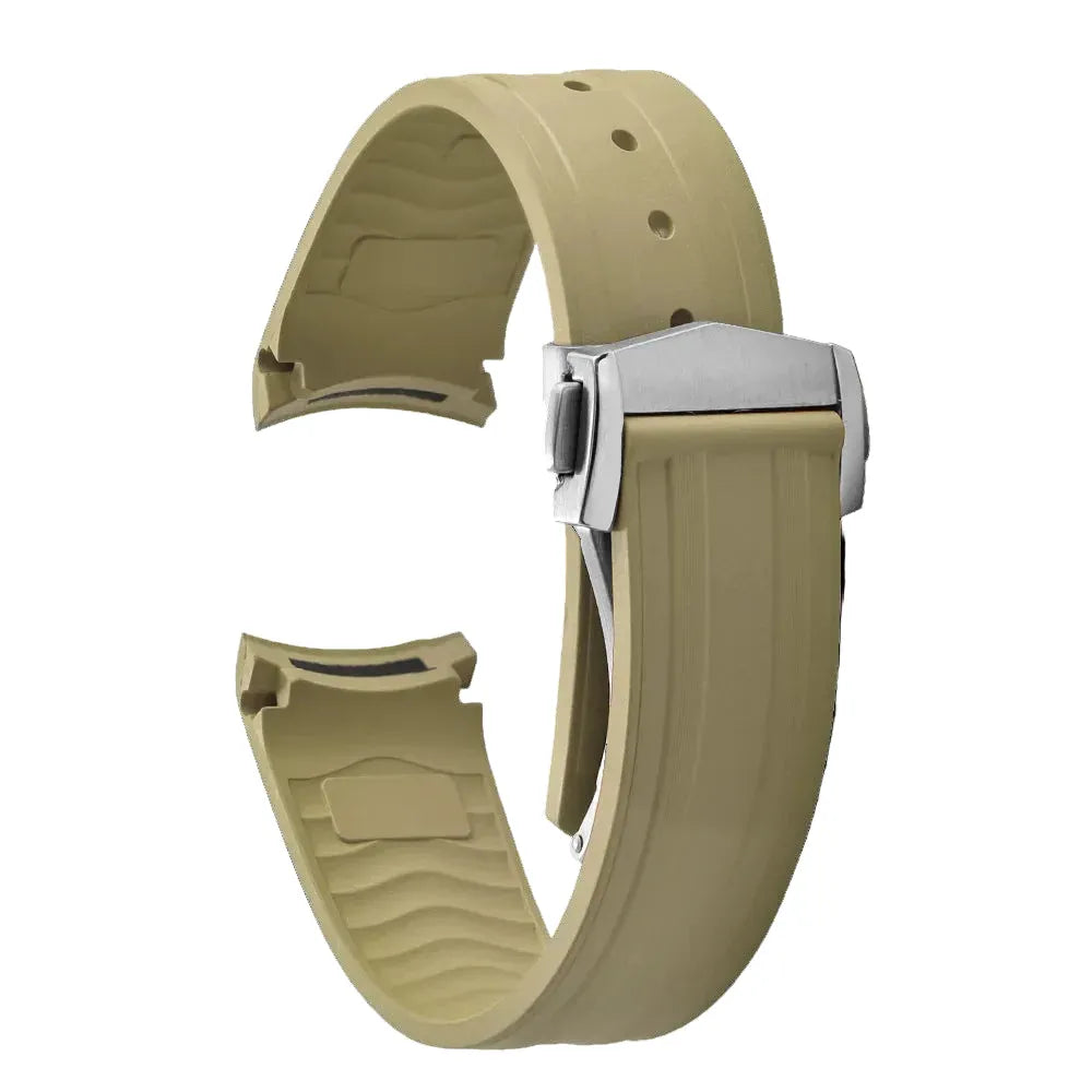 FKM Rubber Watch Strap 20mm – Compatible with Seamaster 300-Straptique-Viva Timepiece